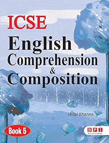 Icse English Comprehension & Composition 5