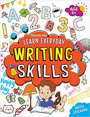Writing Skills Activity Book Age 6+ With Stickers - Learn Everyday Series For Children