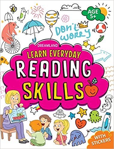 Reading Skills Activity Book Age 5+ With Stickers - Learn Everyday Series For Children