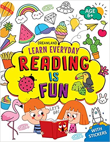 Reading Is Fun Activity Book Age 6+ With Stickers - Learn Everyday Series For Children
