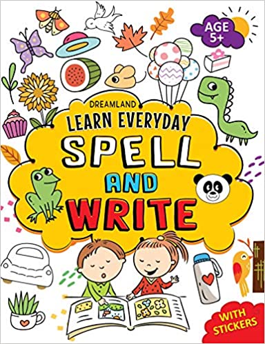 Spell And Write Activity Book Age 5+ With Stickers - Learn Everyday Series For Children