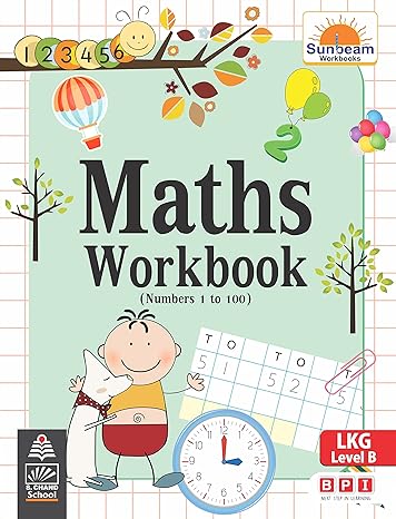 Maths Workbook Lkg (1 - 100)
