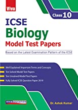 Icse Model Test Papers, 2020 Ed. For Biology, Class X