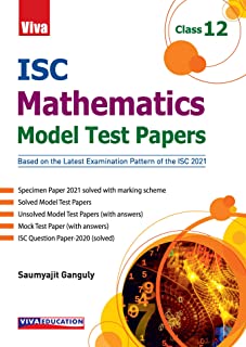 Isc Mathematics Model Test Papers, 2021 Ed. - Class 12