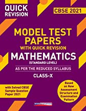 Model Test Papers With Quick Revision : Mathematics X