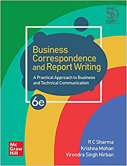 Business Correspondence And Report Writing