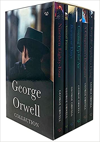 George Orwell Collection 6 Books Set (coming Up For Air Burmese Days Animal Farm Nineteen Eighty-four And More)