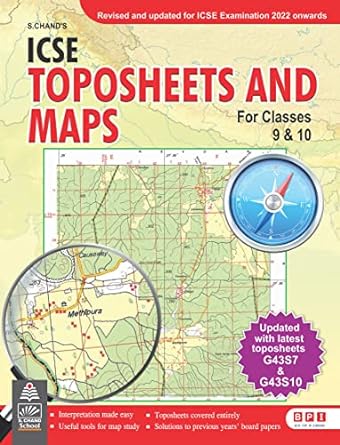 Icse Toposheet And Maps For Class 9 & 10