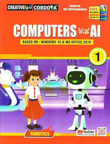 Cordova Computers With Ai Based On: Windows 10 & Ms Office 2016 Book 1