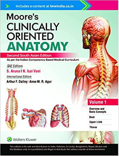 Mooreï¿½s Clinically Oriented Anatomy, (3-volume Set), Second South Asian Edition