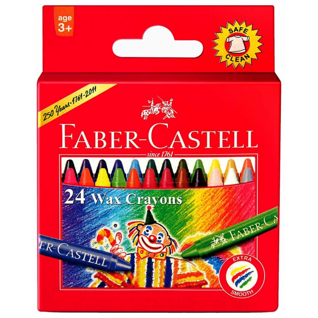 Wax Crayon Reg. Long 75mm Pack Of 16