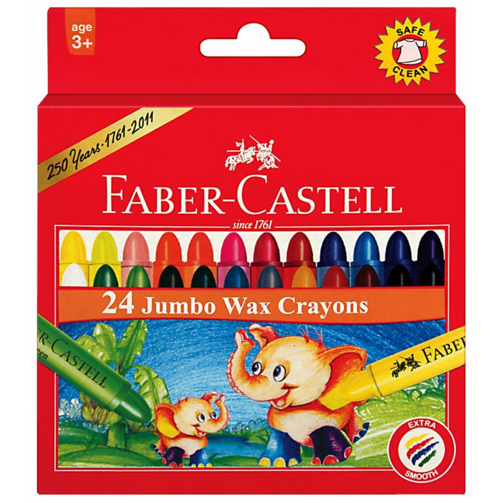 Wax Crayon Jumbo 90mm Pack Of 12