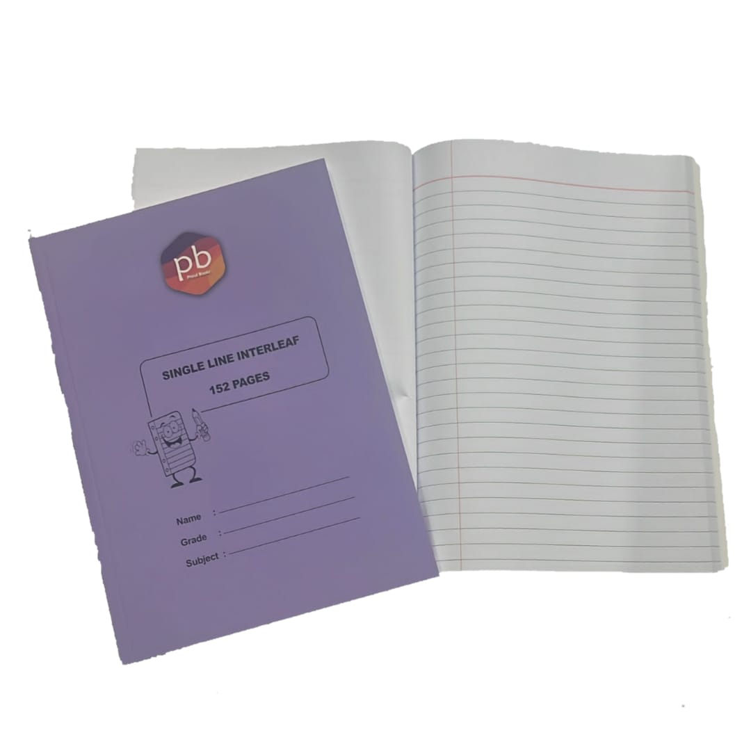 Notebooks Set Of 3 Single Line Interleaf 152 Pages 80 Gsm Paper, 250 Gsm Cover Glossy Finish