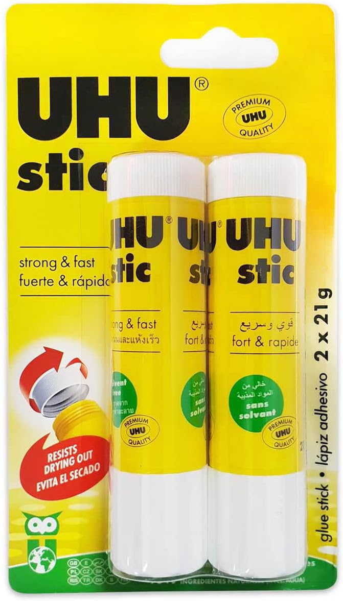 Uhu 52190 Glue Stick 21 Gramm Clear